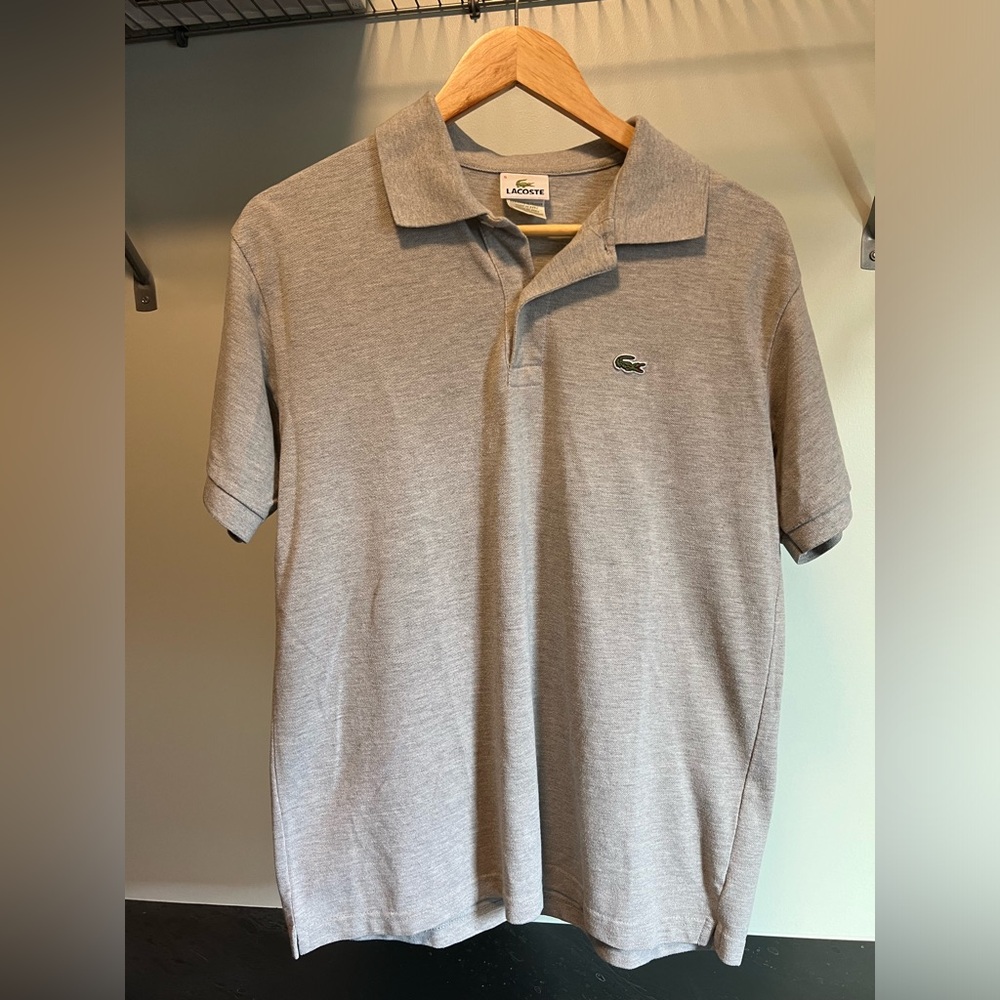 Men’s Lacoste Grey Polo